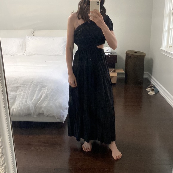 One shoulder cut out maxi dress - Picture 4 of 5